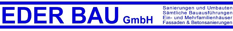 Logo EDER BAU GmbH