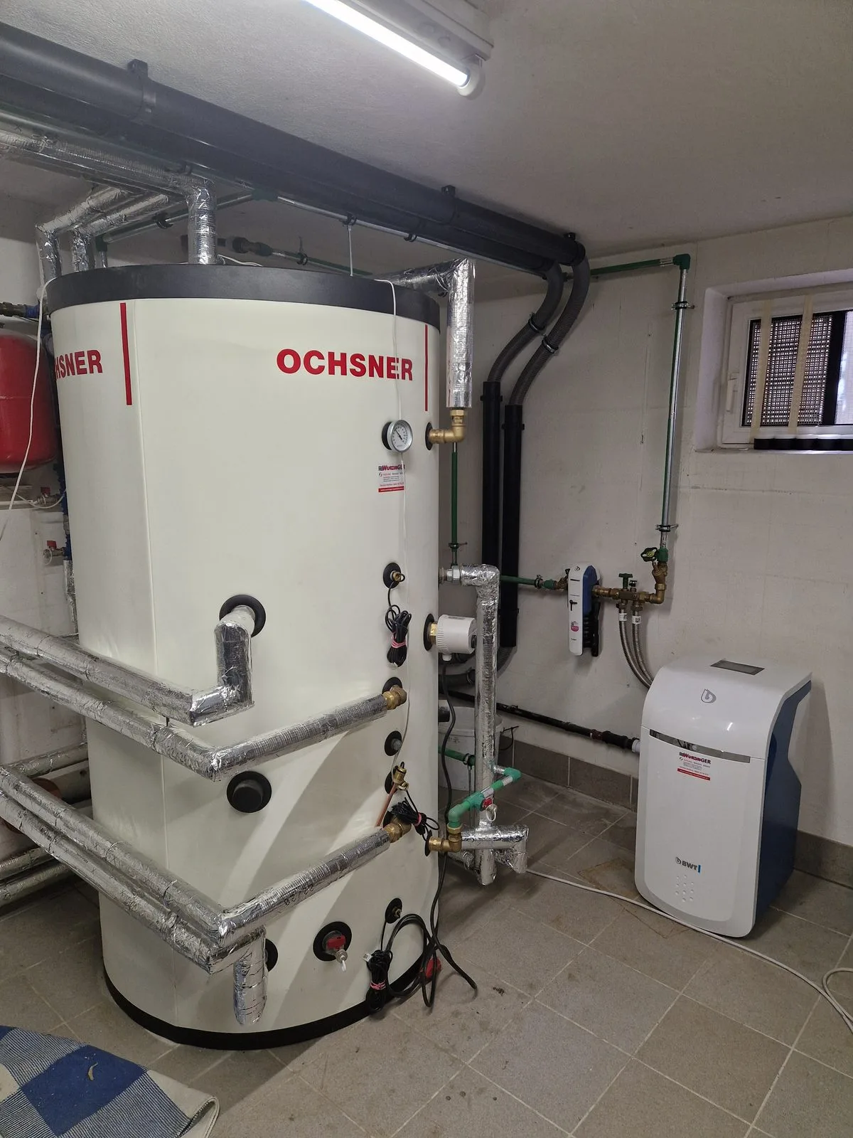 Frischwassermodul und Wasseraufbereitung, ausgeführte Anlage